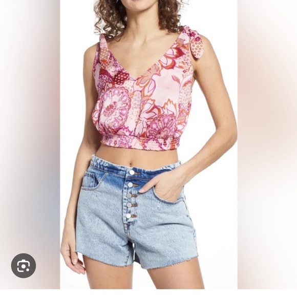 FREE PEOPLE Weekend in Montauk crop top - Picture 6 of 7